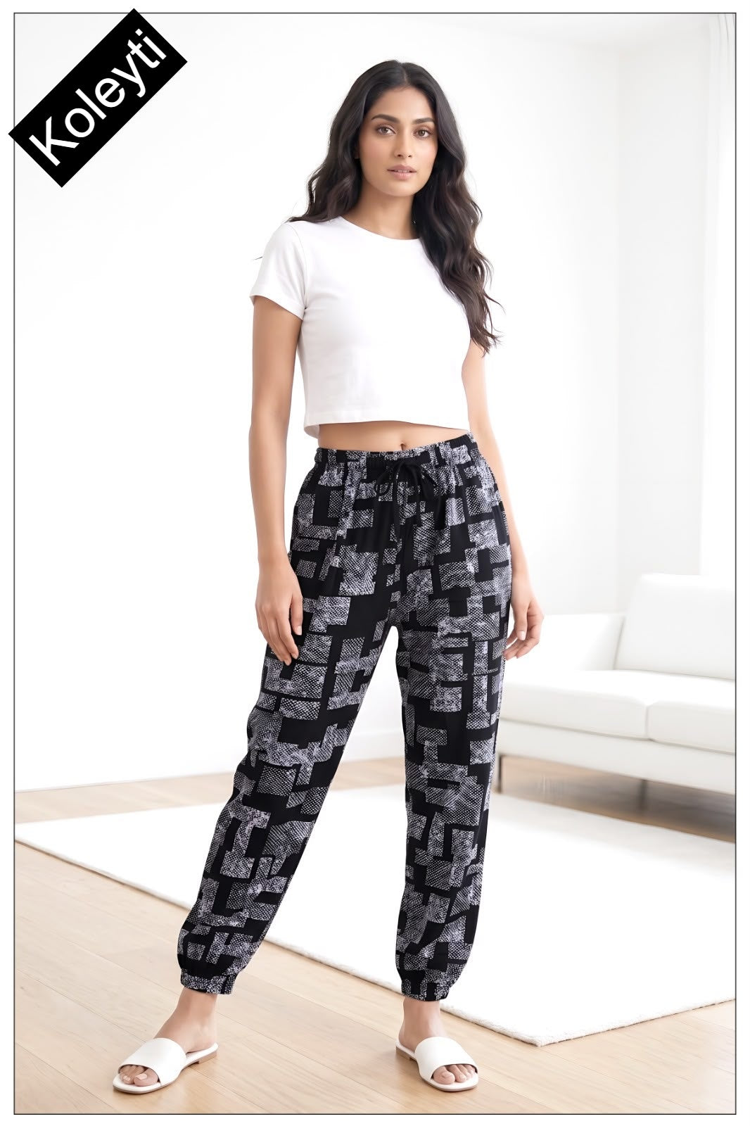 Rib Style 1707 Koleyti Women Night Lower Exporter India