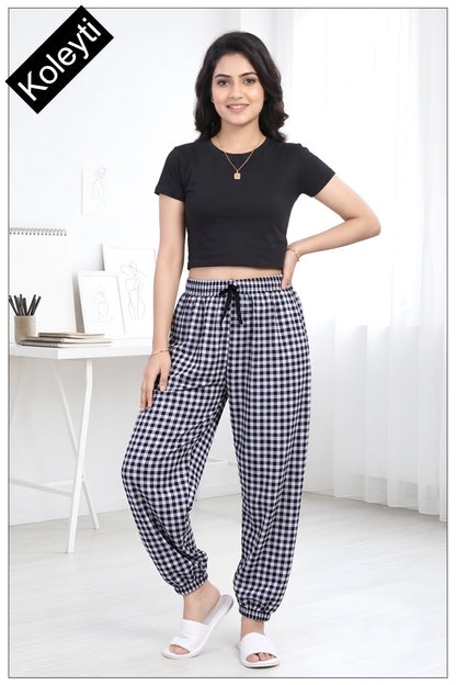 Rib Style 1707 Koleyti Women Night Lower Exporter India
