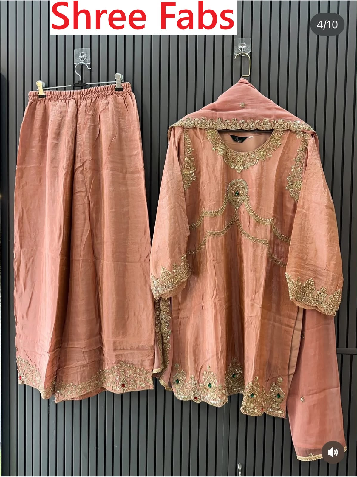 Design 2632 Shree Fabs Tissue Pakistani Readymade Suits Wholesale Rate