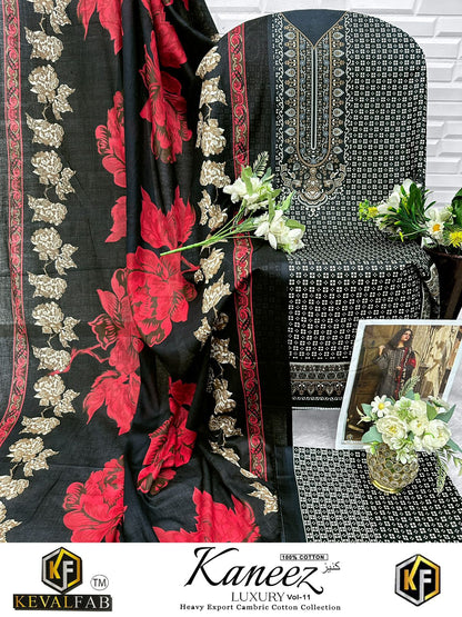 Kaneez Vol 11 Keval Fab Cotton Open pic Karachi Salwar Suits Exporter