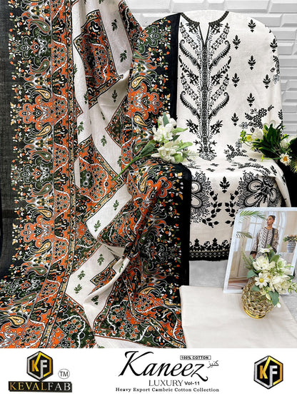 Kaneez Vol 11 Keval Fab Cotton Open pic Karachi Salwar Suits Exporter