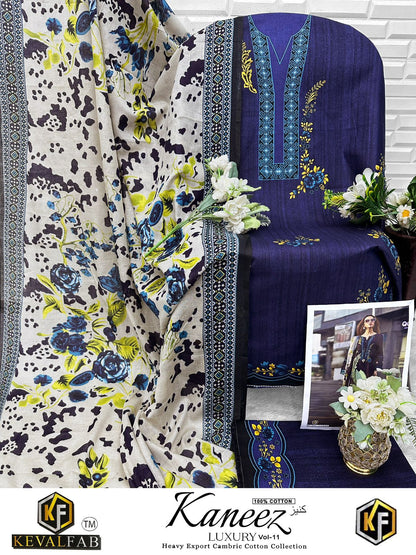 Kaneez Vol 11 Keval Fab Cotton Open pic Karachi Salwar Suits Exporter