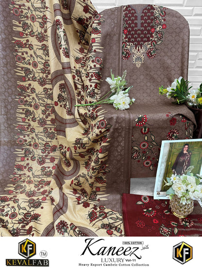 Kaneez Vol 11 Keval Fab Cotton Open pic Karachi Salwar Suits Exporter