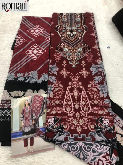 Aarzu Vol 23 Romani Soft Cotton Open picture Karachi Salwar Suits Manufacturer India