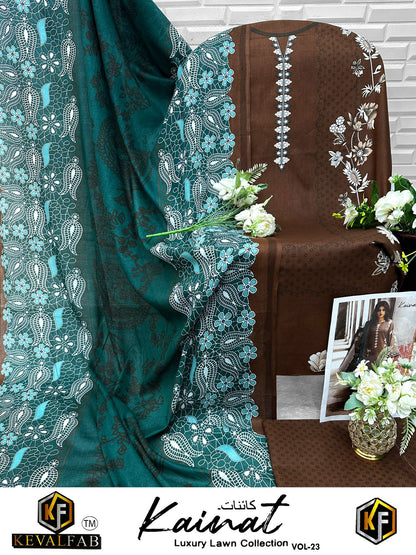 Kainat Vol 23 Keval Fab Cotton Open images Karachi Salwar Suits Manufacturer