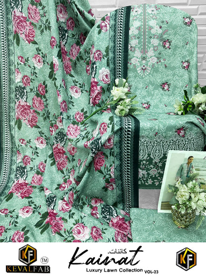 Kainat Vol 23 Keval Fab Cotton Open images Karachi Salwar Suits Manufacturer