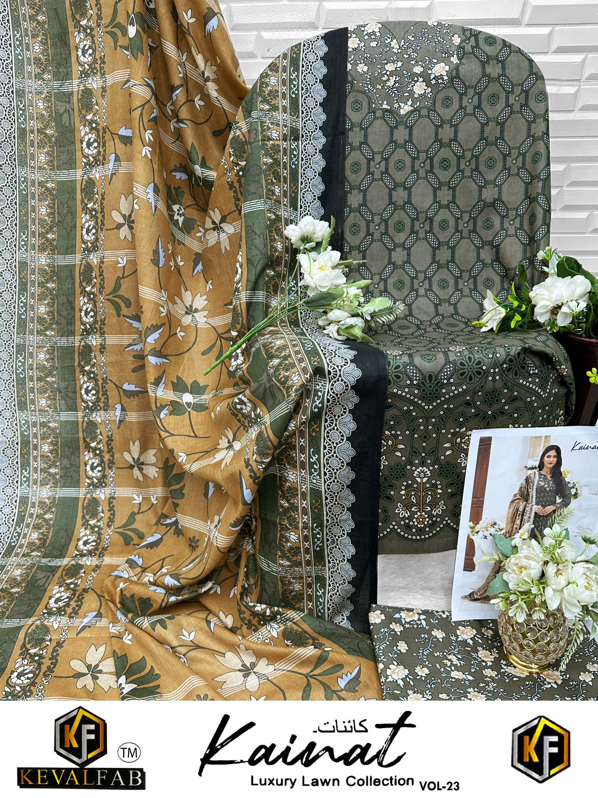 Kainat Vol 23 Keval Fab Cotton Open images Karachi Salwar Suits Manufacturer