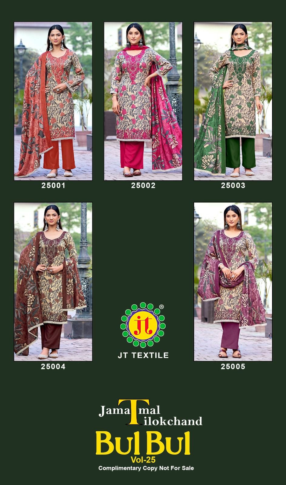 Bulbul Vol 25 Jt Rayon Pant Style Suits Exporter