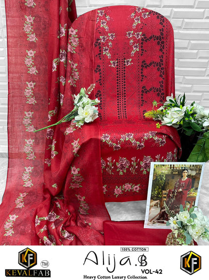 Alija B Vol 42 Keval Fab Lawn Cotton Open Photos Karachi Salwar Suits Exporter
