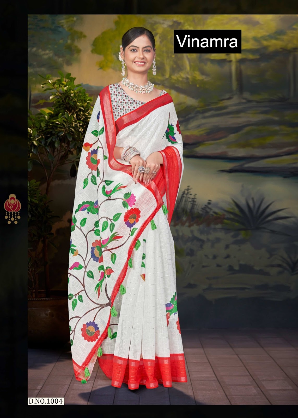 White Cake Vol 1 Vinamra Cotton Silk Sarees Wholesale