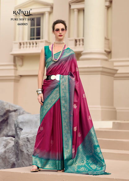 White Mango Rajpath Soft Silk Sarees Manufacturer Ahmedabad