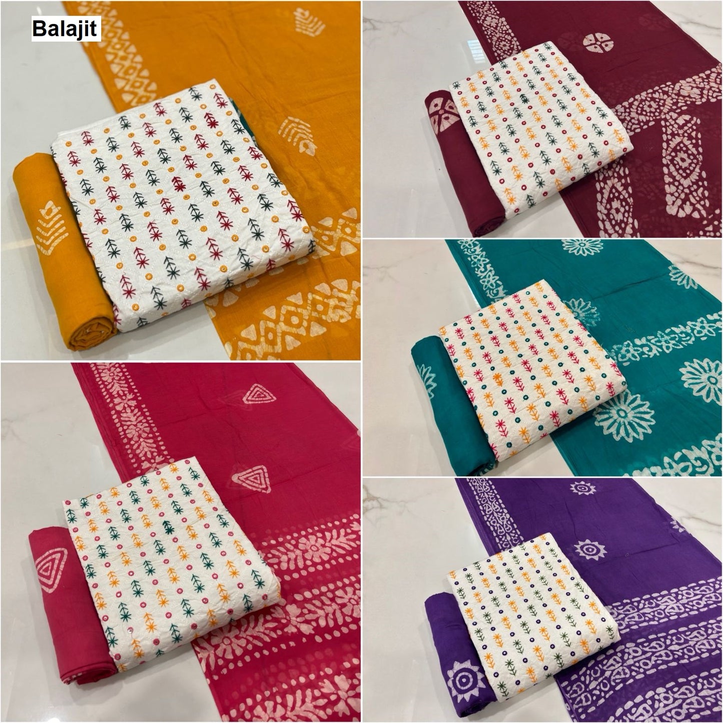 White Naya Andaaz Vol 1 Balajit Satin Salwar Suits Supplier