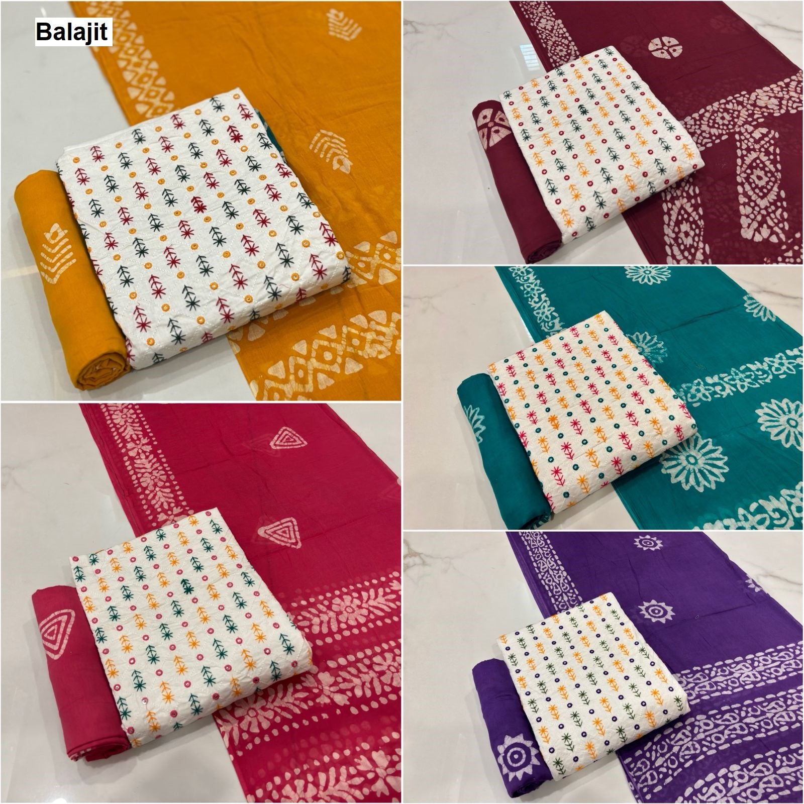 White Naya Andaaz Vol 1 Balajit Satin Salwar Suits Supplier