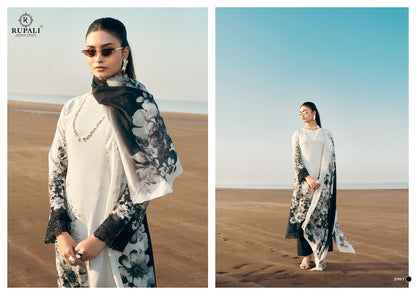 White Ocean Rupali Muslin Pant Style Suits Manufacturer