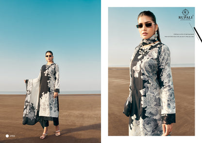 White Ocean Rupali Muslin Pant Style Suits Manufacturer