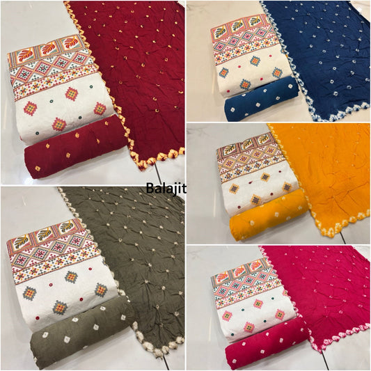 White Special Vol 4 Balajit Satin Salwar Suits Wholesaler Ahmedabad