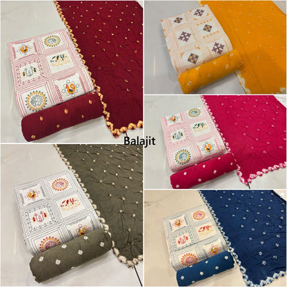 White Special Vol 4 Balajit Satin Salwar Suits Wholesaler Ahmedabad