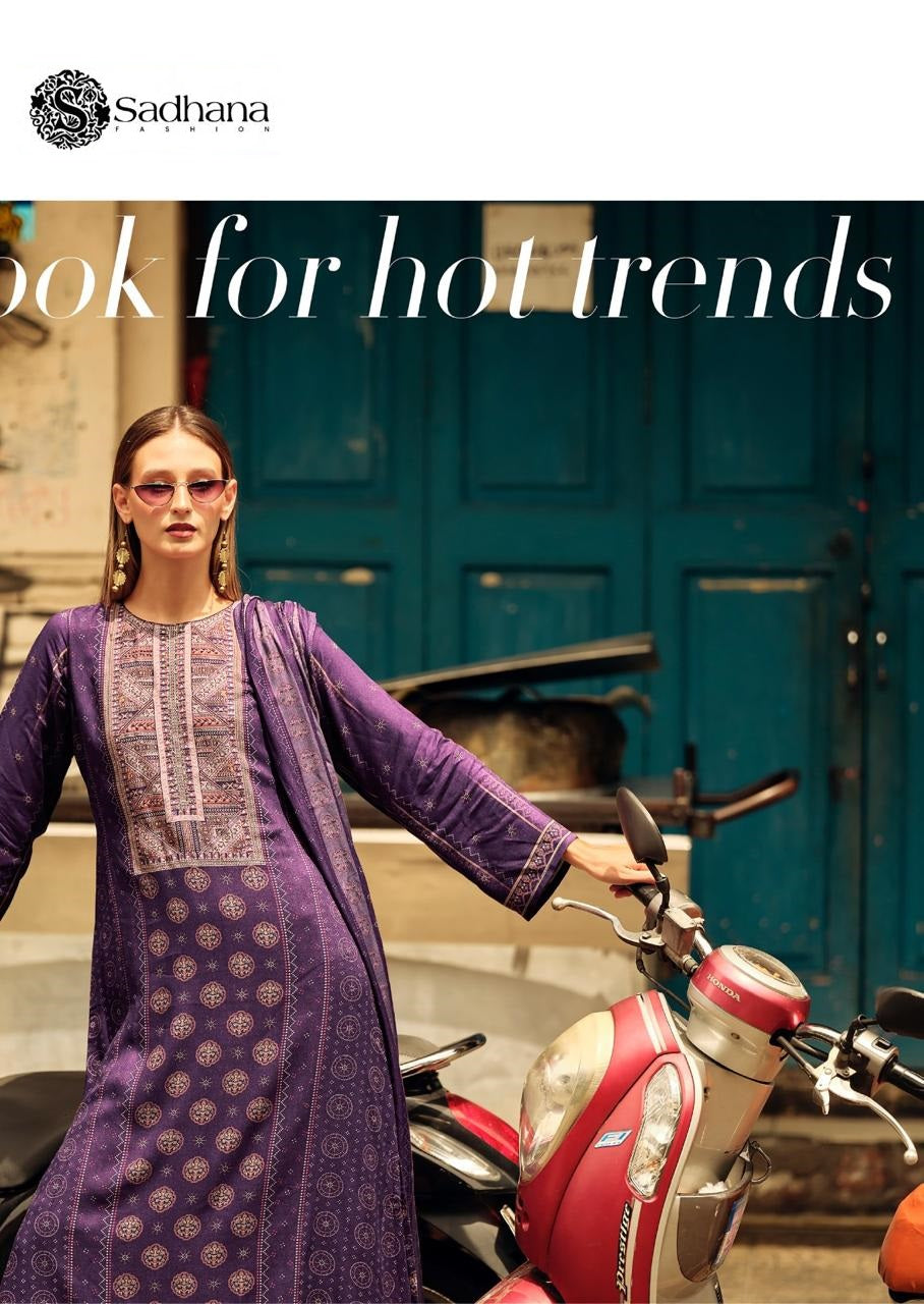 Wild Heart Sadhana Pashmina Suits Exporter