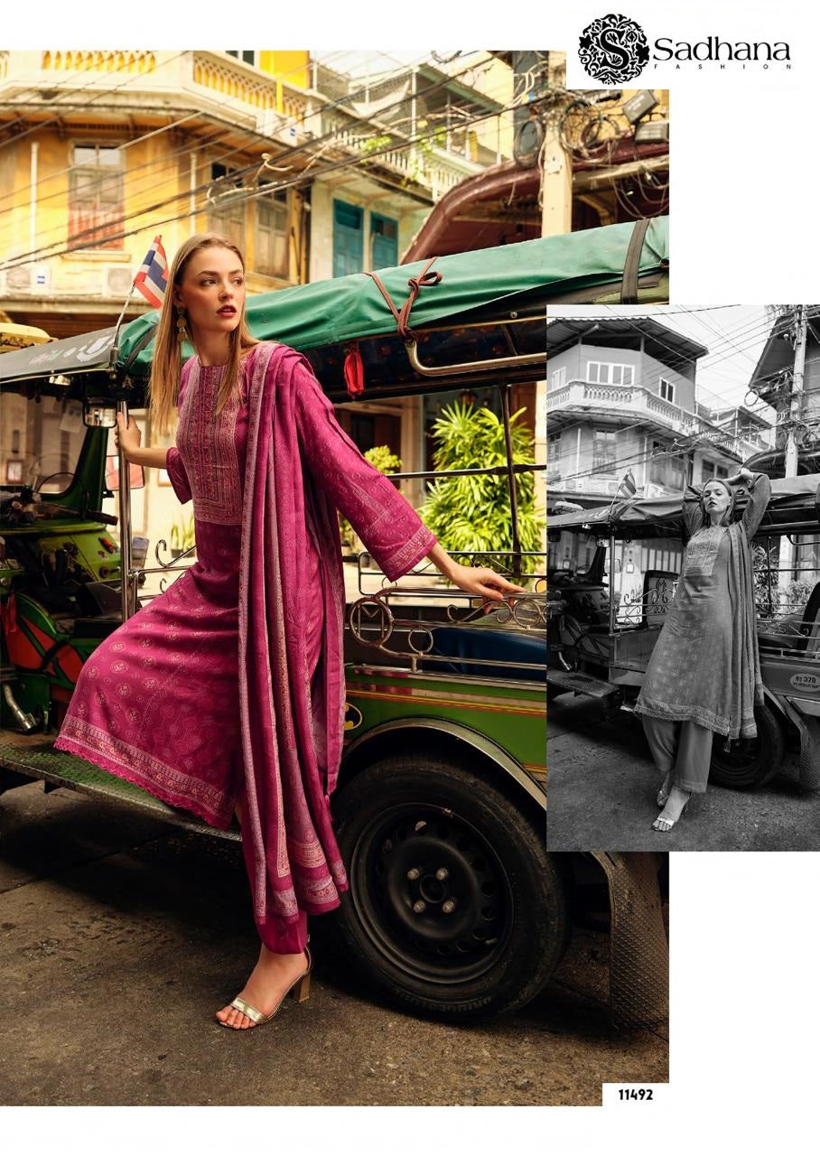 Wild Heart Sadhana Pashmina Suits Exporter