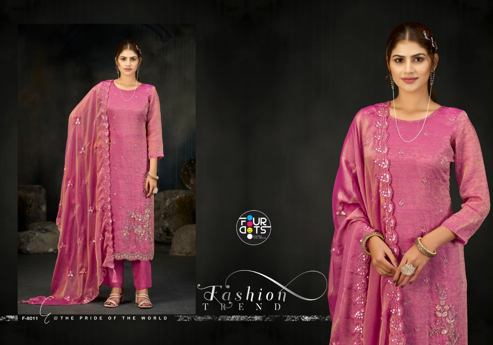 Willow Four Dots Fendy Pant Style Suits Wholesale Price