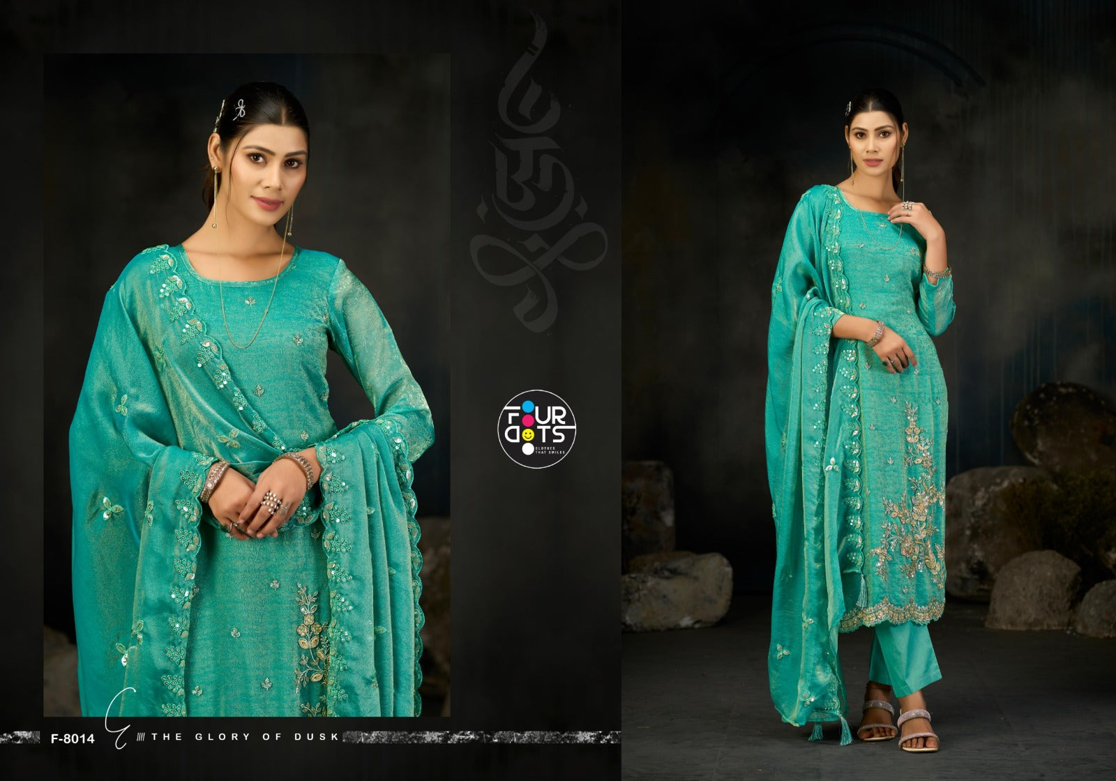 Willow Four Dots Fendy Pant Style Suits Wholesale Price