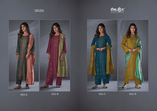 Willow Omtex Daisy Silk Pant Style Suits Wholesale Price