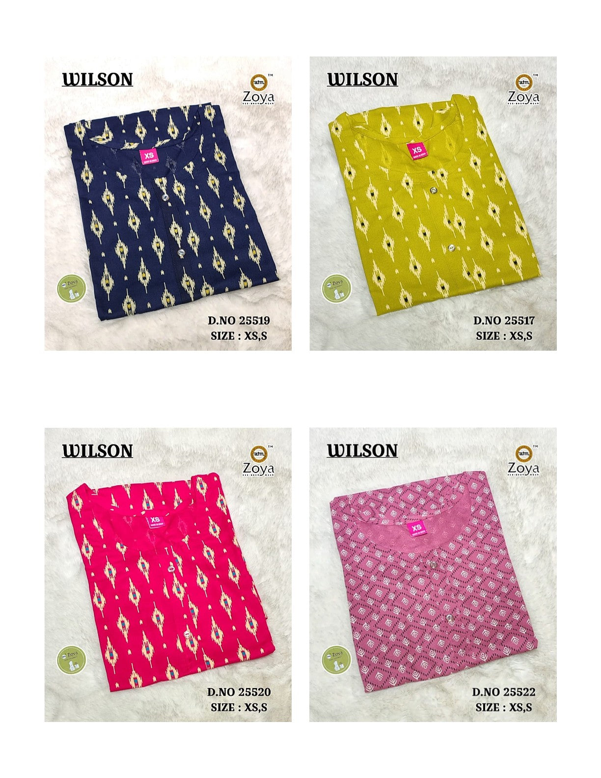 Wilson Zoya Rayon Kurti With Pocket Wholesale Price