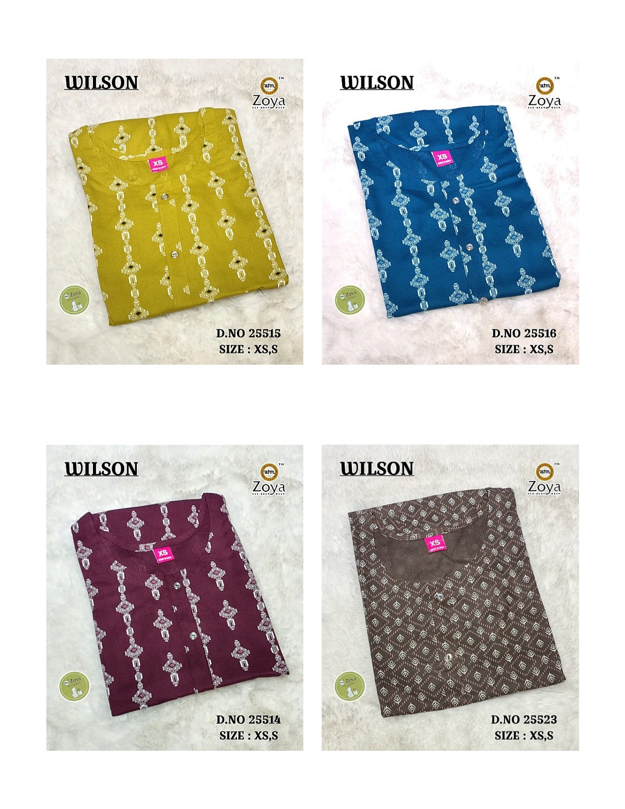 Wilson Zoya Rayon Kurti With Pocket Wholesale Price