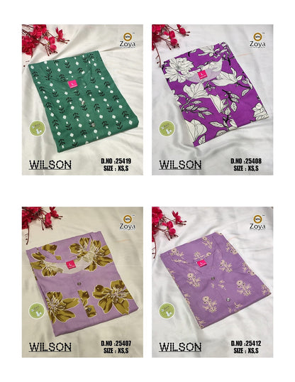 Wilson Zoya Rayon Kurti With Pocket Wholesale Price