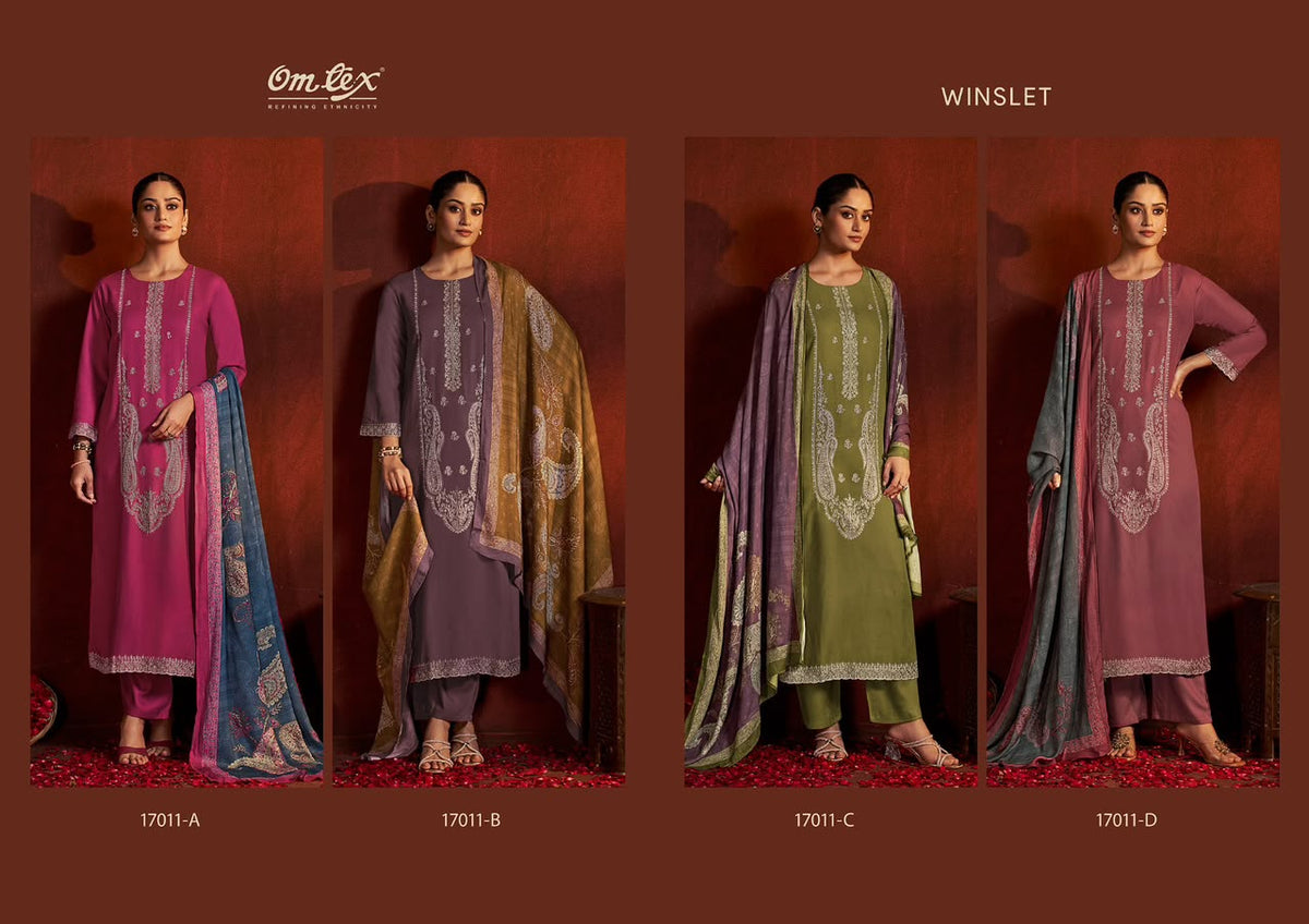 Winslet Omtex Pashmina Suits Wholesaler Gujarat