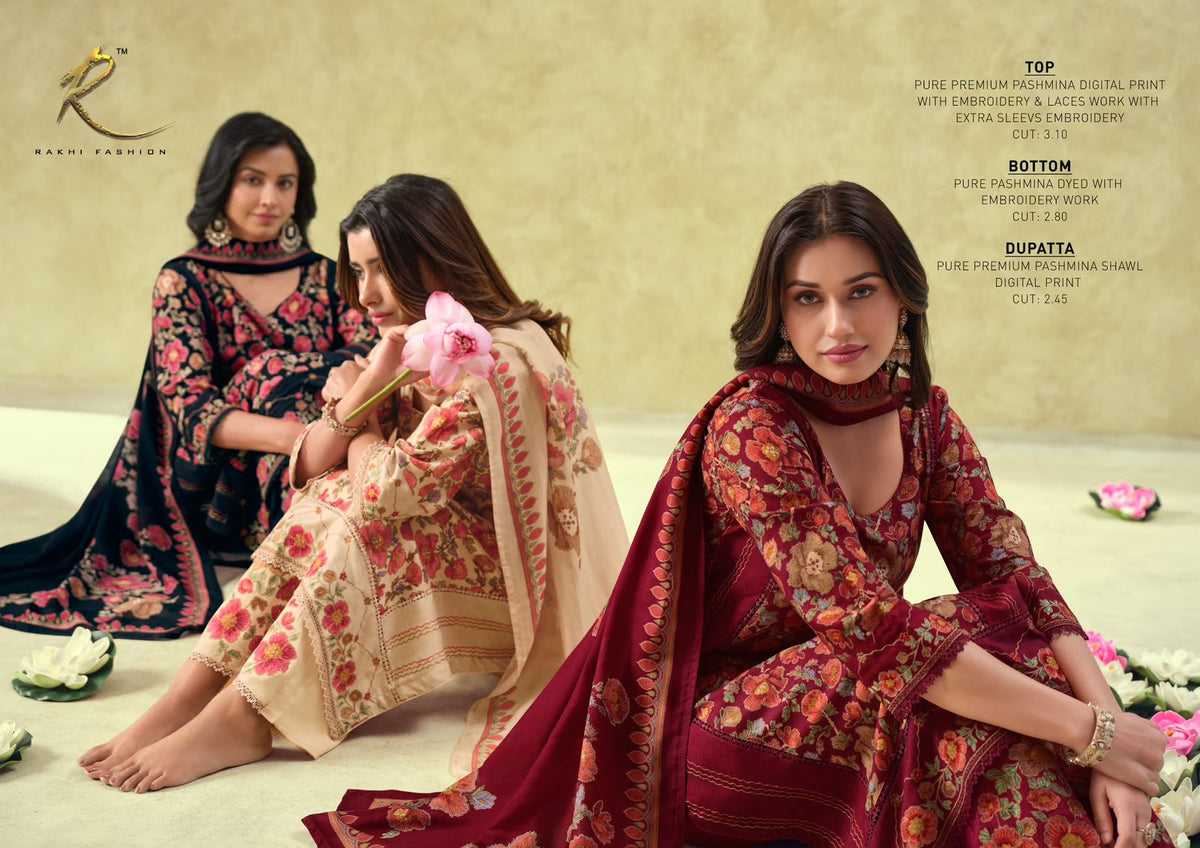 Winter E Mithaas 5521 Rakhi Fashion Pashmina Suits Manufacturer Ahmedabad