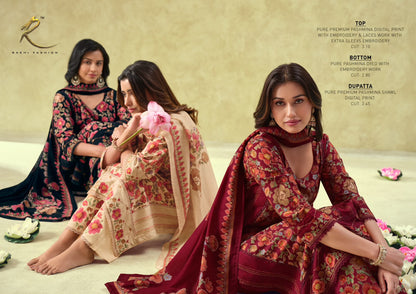 Winter E Mithaas 5521 Rakhi Fashion Pashmina Suits Manufacturer Ahmedabad