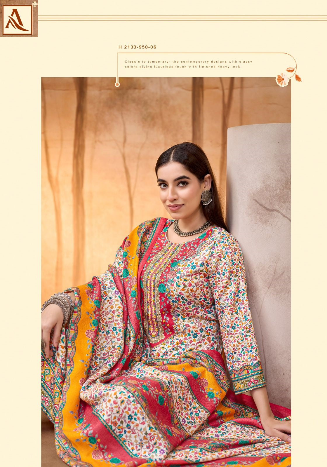Winter Stone 6 Alok Karachi Salwar Suits Manufacturer