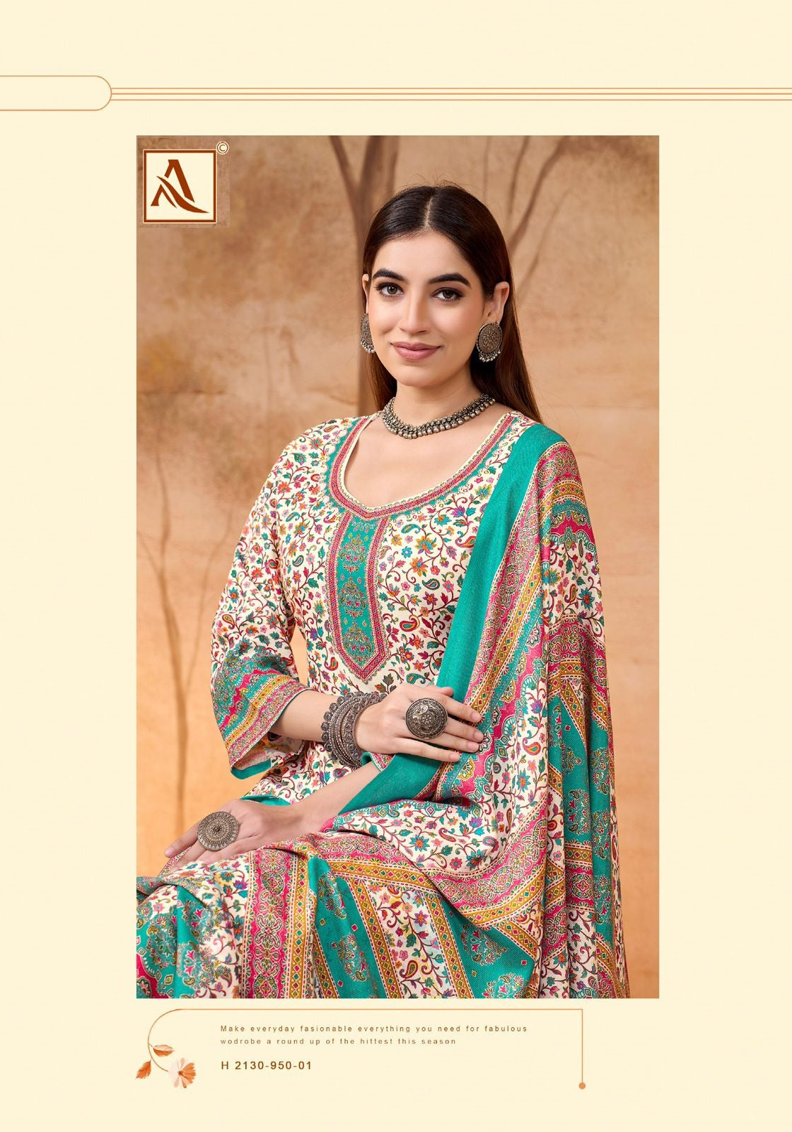 Winter Stone 6 Alok Karachi Salwar Suits Manufacturer