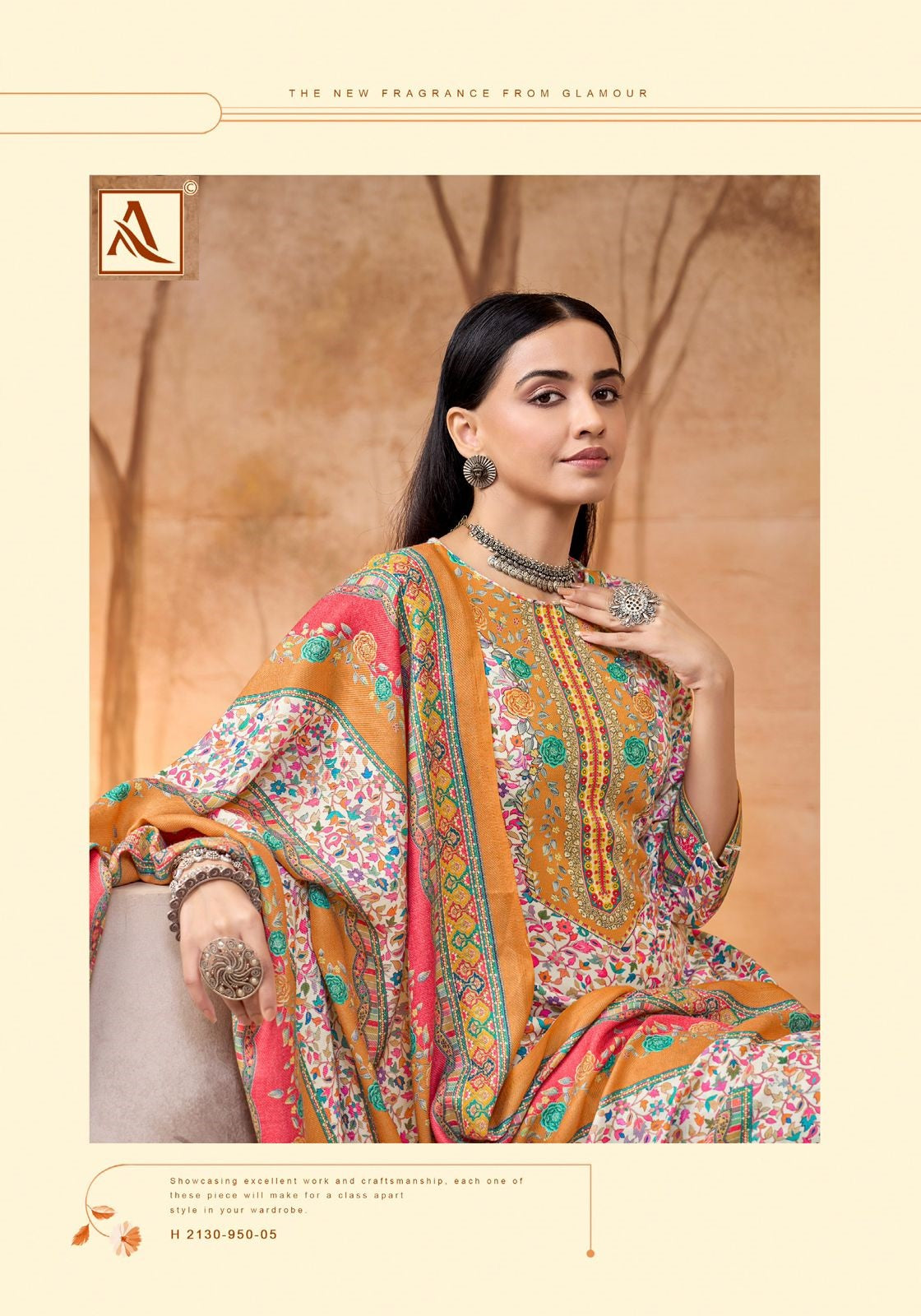 Winter Stone 6 Alok Karachi Salwar Suits Manufacturer