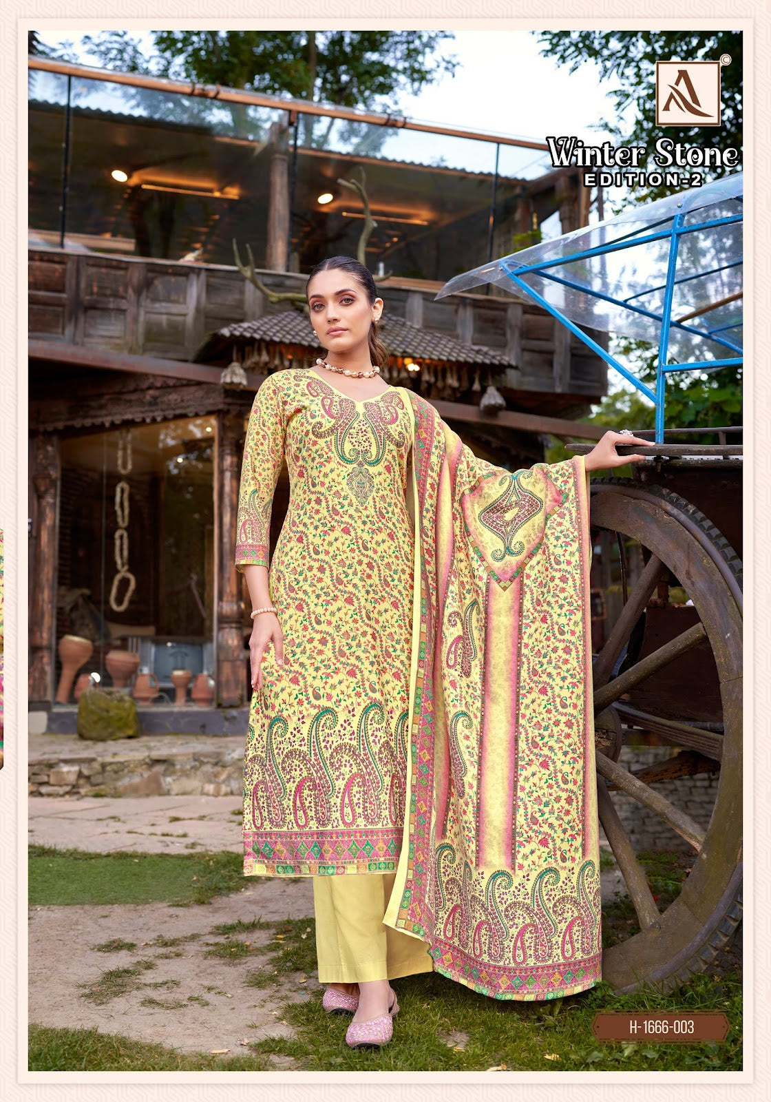 Winter Stone Edition 2 Alok Viscose Pashmina Suits Wholesaler Gujarat