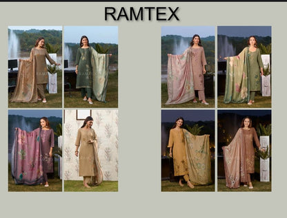 Winter Wardrobe Ramtex Pashmina Suits Exporter Ahmedabad