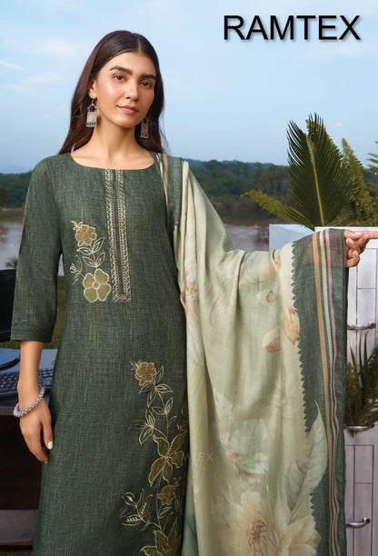 Winter Wardrobe Ramtex Pashmina Suits Exporter Ahmedabad