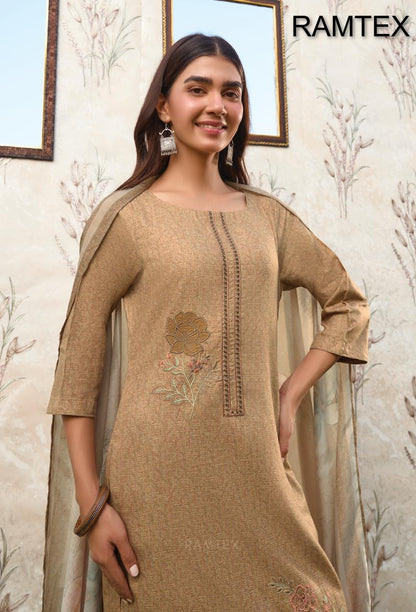 Winter Wardrobe Ramtex Pashmina Suits Exporter Ahmedabad