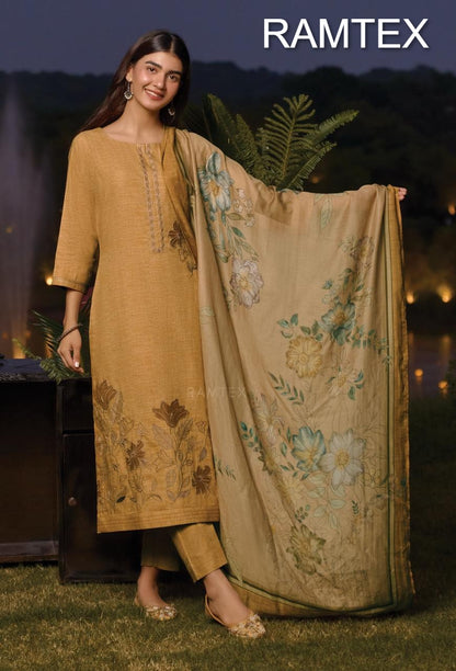 Winter Wardrobe Ramtex Pashmina Suits Exporter Ahmedabad