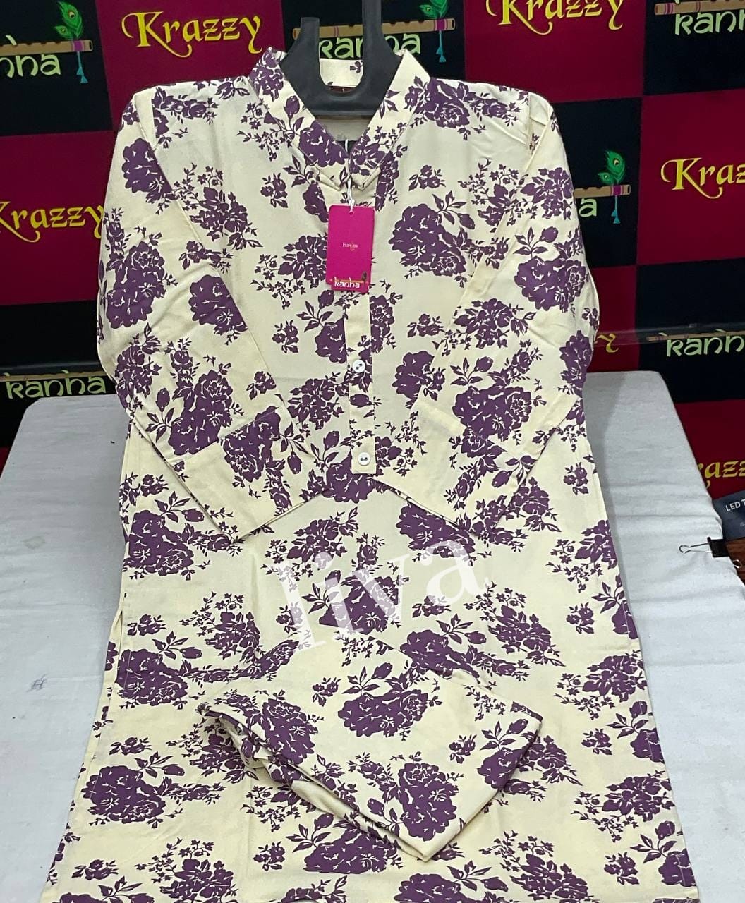 With Pocket Kanha Reyon Co Ord Set Wholesaler India