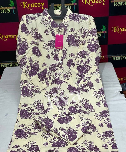 With Pocket Kanha Reyon Co Ord Set Wholesaler India