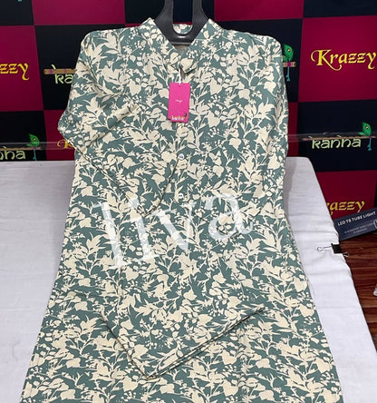 With Pocket Kanha Reyon Co Ord Set Wholesaler India