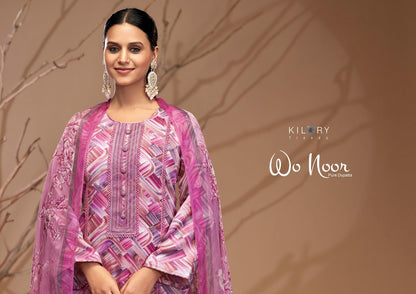 Wo Noor Kilory Pure Jam Pant Style Suits Wholesaler Gujarat