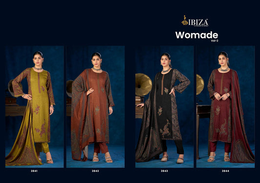 Womade Vol 2 Ibiza Pashmina Suits Wholesaler India