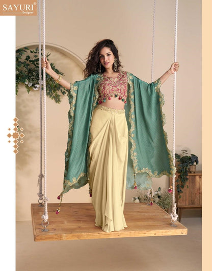 Wonaya Sayuri Chinon Indo Western Pair Wholesaler Ahmedabad