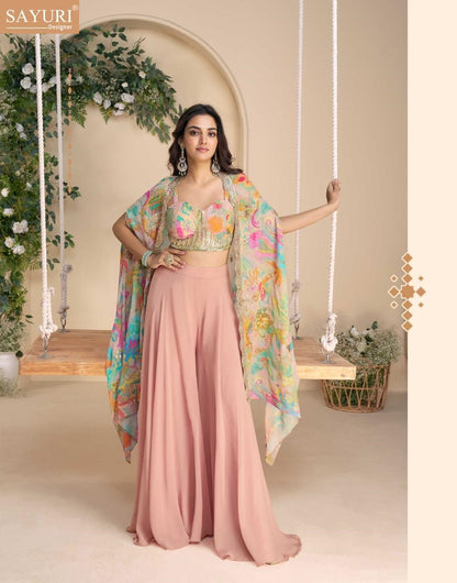 Wonaya Sayuri Chinon Indo Western Pair Wholesaler Ahmedabad