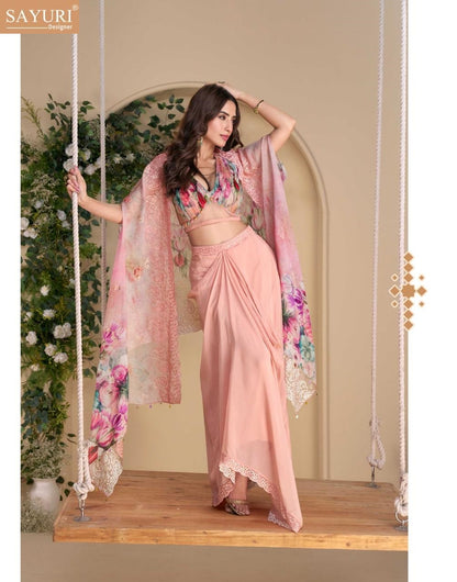 Wonaya Sayuri Chinon Indo Western Pair Wholesaler Ahmedabad