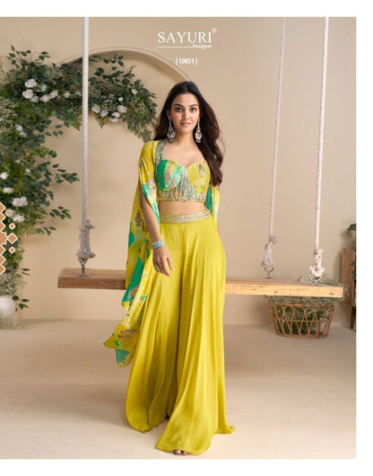 Wonaya Sayuri Chinon Indo Western Pair Wholesaler Ahmedabad