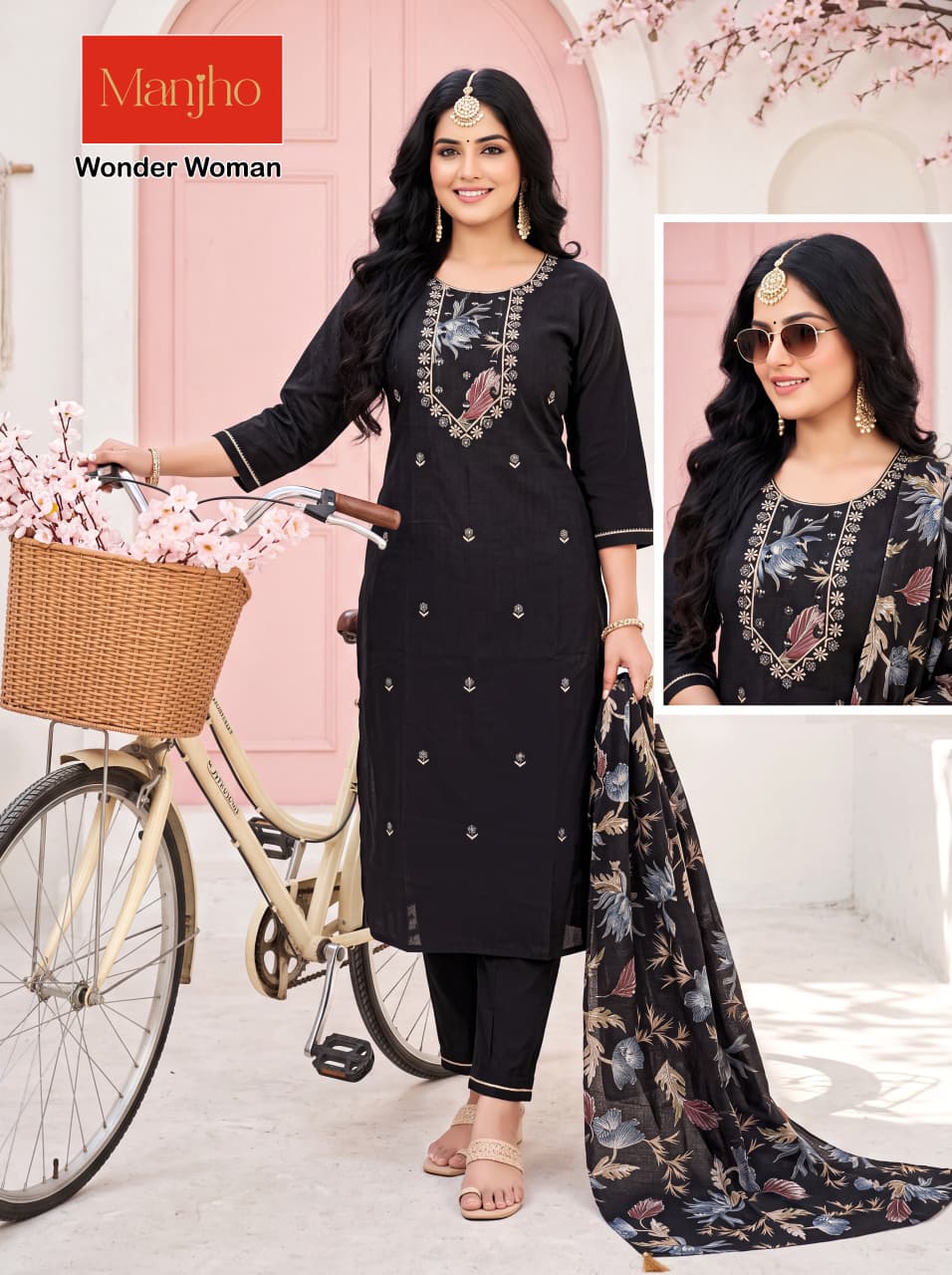 Wonder Woman Manjho Vatican Readymade Pant Style Suits Wholesaler Ahmedabad